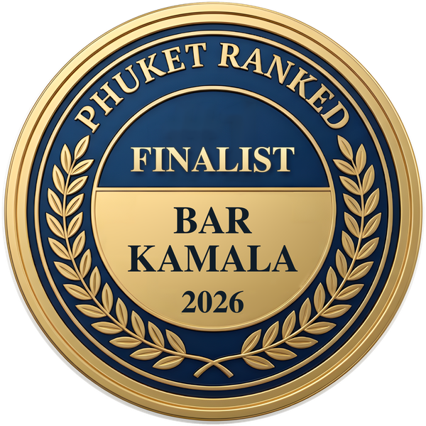 Phuket Ranked Finalist Bar, Kamala 2026
