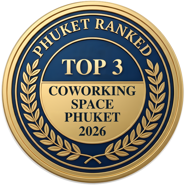 Phuket Ranked Top 3 Coworking Space, Phuket 2026